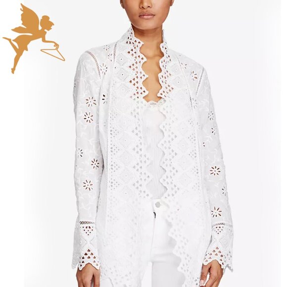 POLO RALPH LAUREN Embroidered Cotton Jacket - Picture 1 of 14